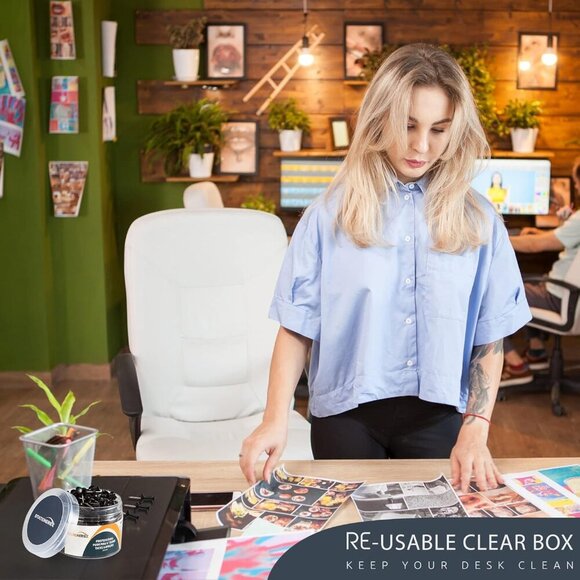 215 Black for Bulletin Board Thumb Tacks for Wall Corkboard Map Calendar Photo - - Picture 3 of 6